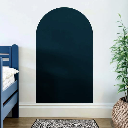 Classic Black Magnetic Wall Arch Decal for Kids - Arka Doodle