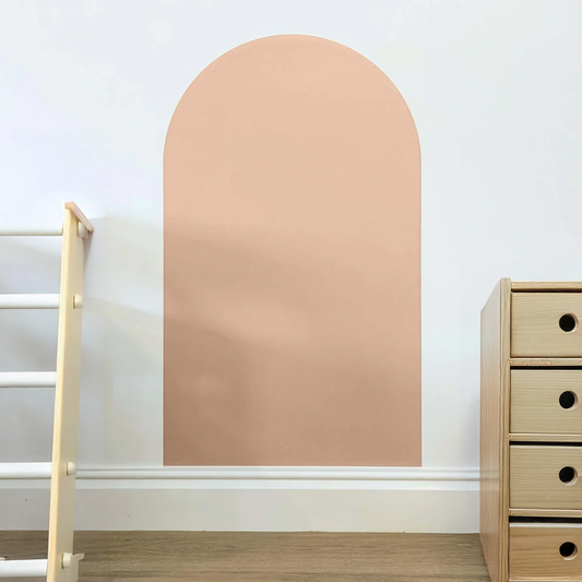Peach Magnetic Wall Arch Decal for Kids - Arka Doodle