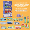 Magnetic Vehicle Puzzle Set – Fun & Educational Transport Learning! - Arka Doodle