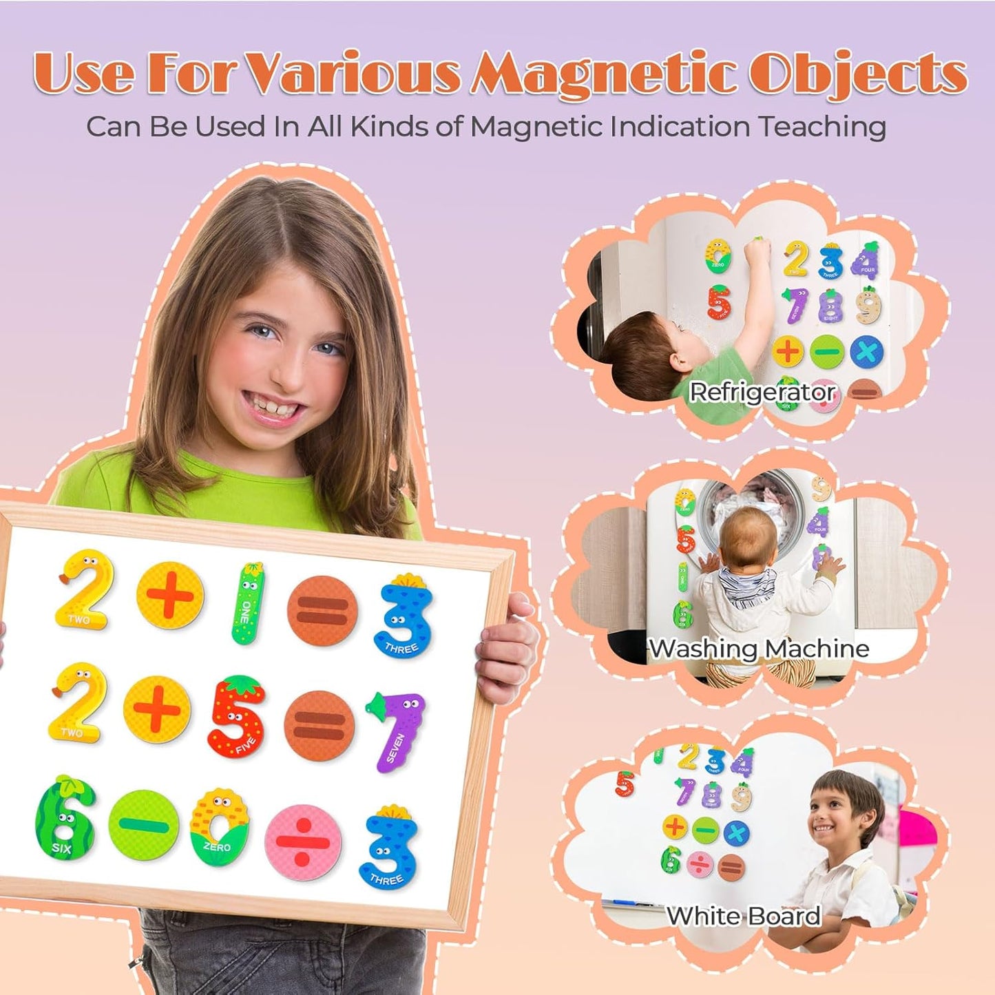 Magnetic Fruits Number Set – Fun & Engaging Early Learning! - Arka Doodle