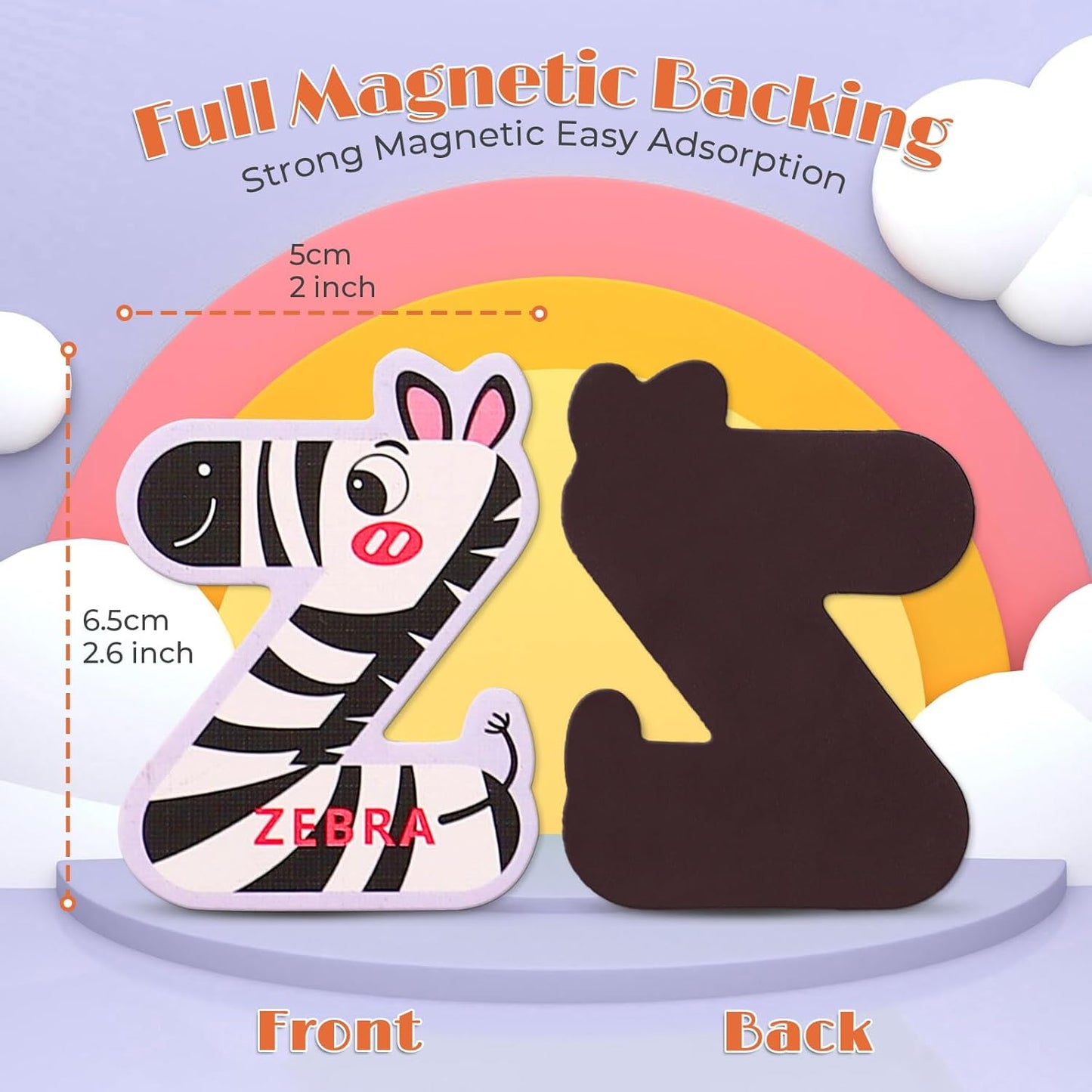 Magnetic Animal Alphabet Letters Set – Fun & Educational Learning! - Arka Doodle