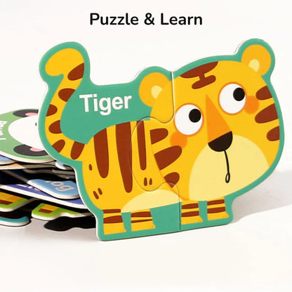 Creative learning wall setup with magnetic pieces