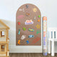 Cocoa Magnetic Wall Arch Decal for Kids - Arka Doodle