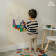 Tan Magnetic Wall Arch Decal for Kids - Arka Doodle