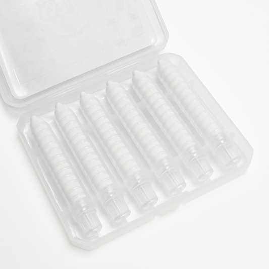 6 Pack White Dustless Chalk Crayons - Arka Doodle