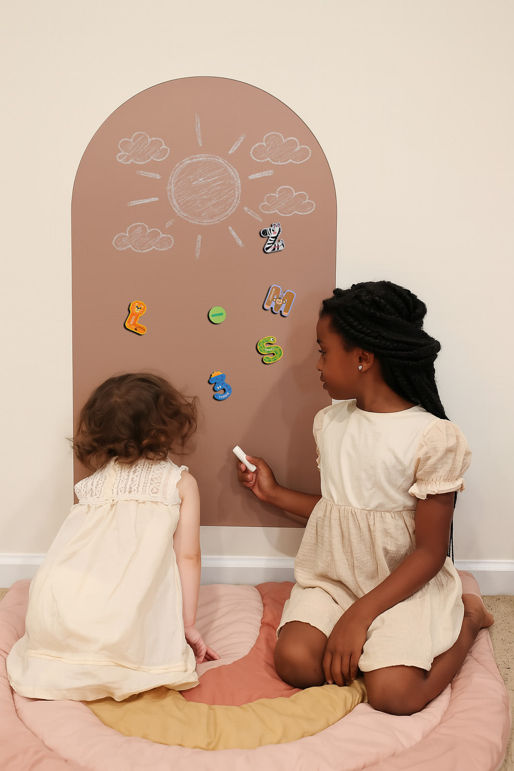 Cocoa Magnetic Wall Arch Decal for Kids - Arka Doodle