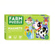 Magnetic farm puzzle set displayed on kids wall