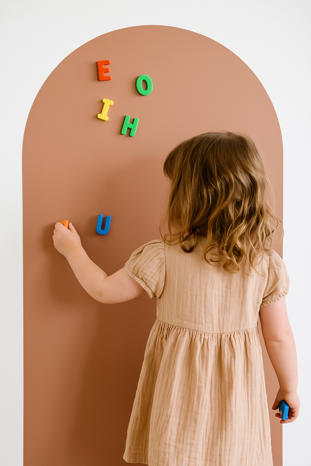 Cocoa Magnetic Wall Arch Decal for Kids - Arka Doodle