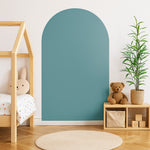 Teal Magnetic Wall Arch Decal for Kids - Arka Doodle