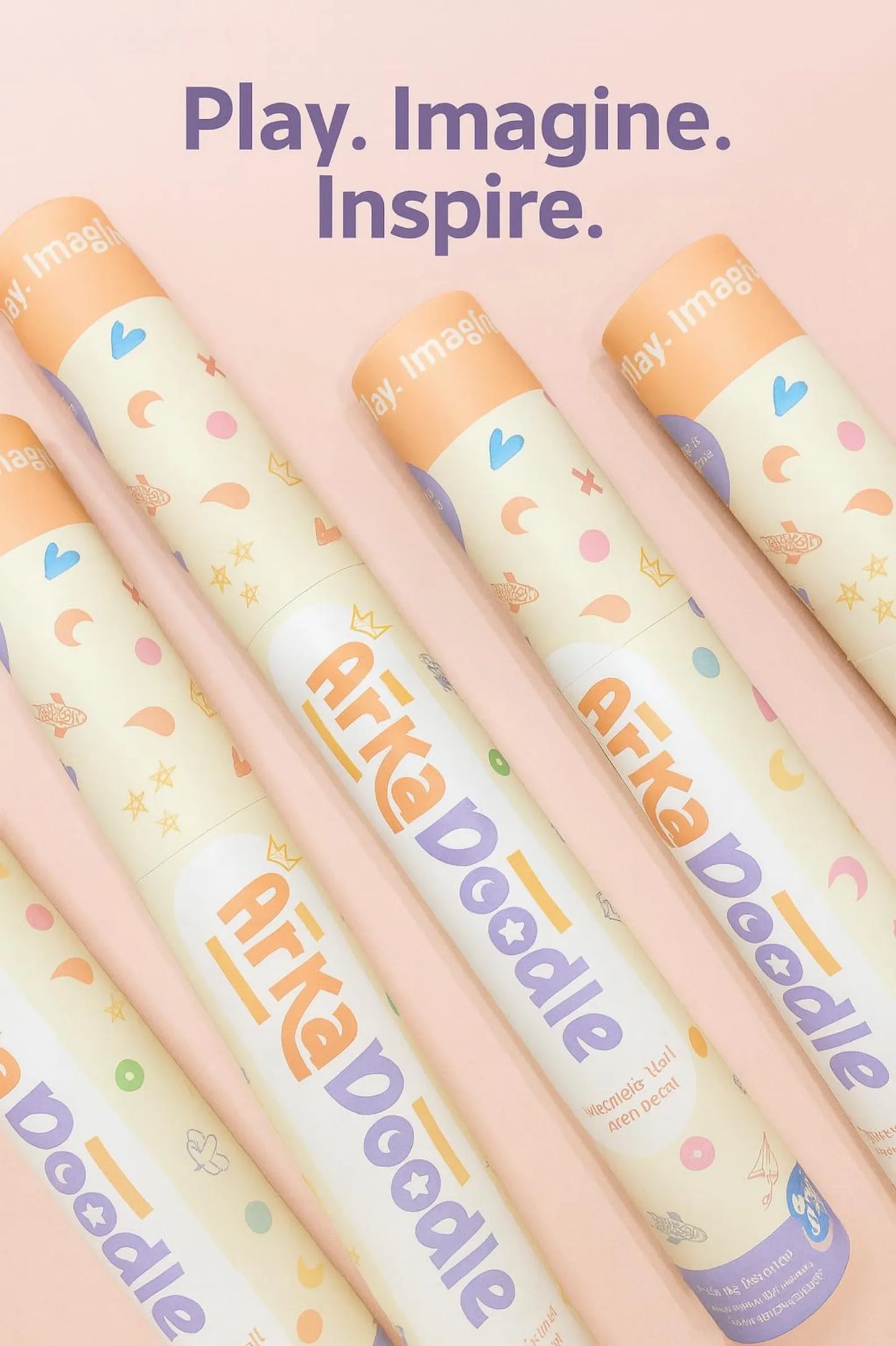 Classic Black Magnetic Wall Arch Decal for Kids - Arka Doodle