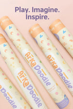 Peach Magnetic Wall Arch Decal for Kids - Arka Doodle